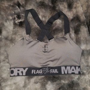 Flag Nor Fail sports bra